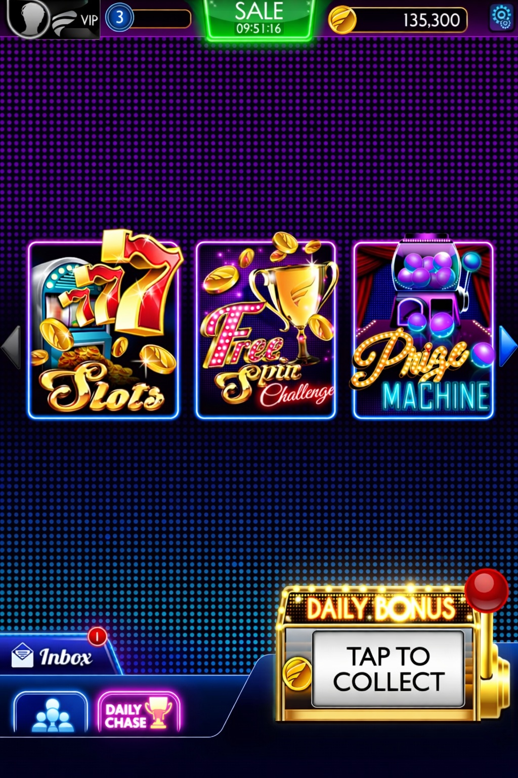 Vegas Live Slots game